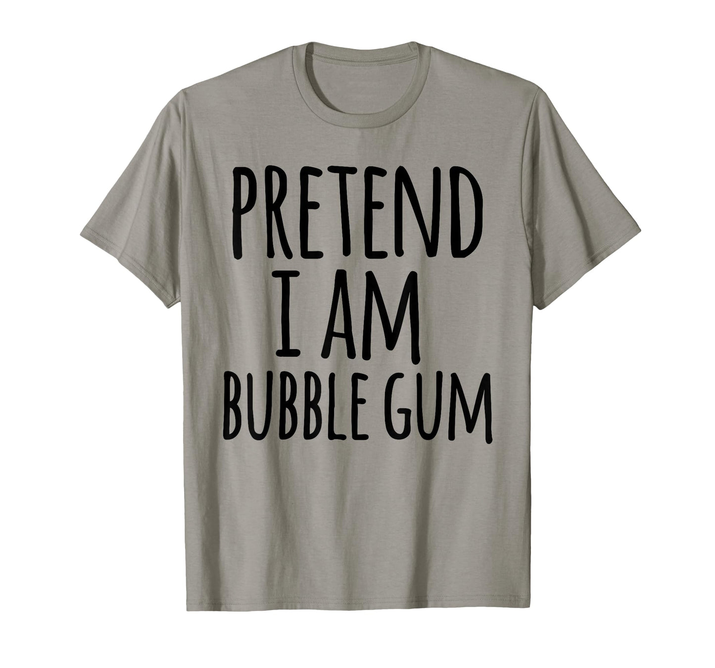 Funny Easy Lazy Halloween PRETEND I AM BUBBLE GUM COSTUME T-Shirt