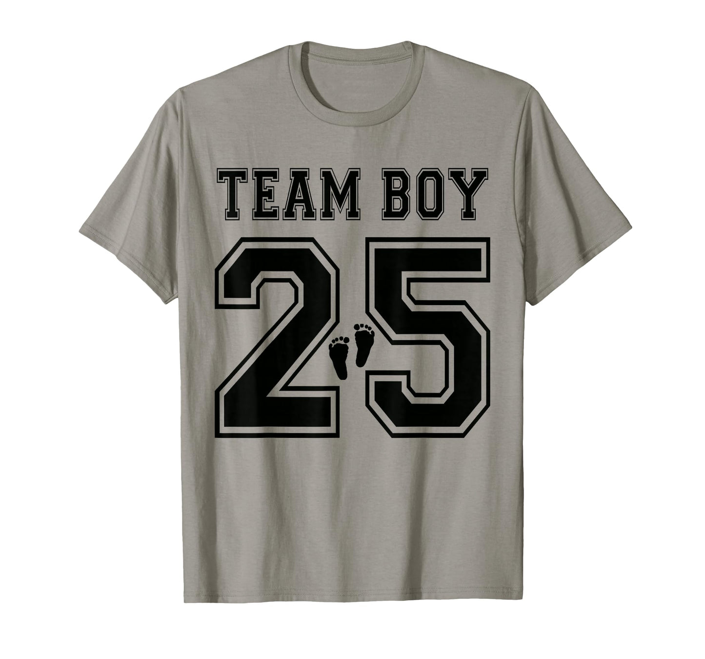 Team Boy 2025 Gender Reveal Boy Baby Shower Adoption T-Shirt