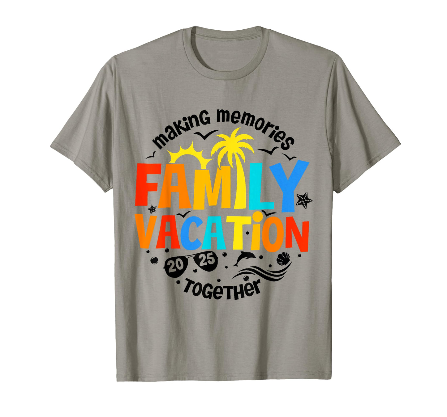 Family Vacation 2025 Beach Matching Family Summer Vacation T-Shirt