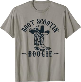 Boot Scootin’ Boogie Retro Vintage Western Cowboys Music T-Shirt