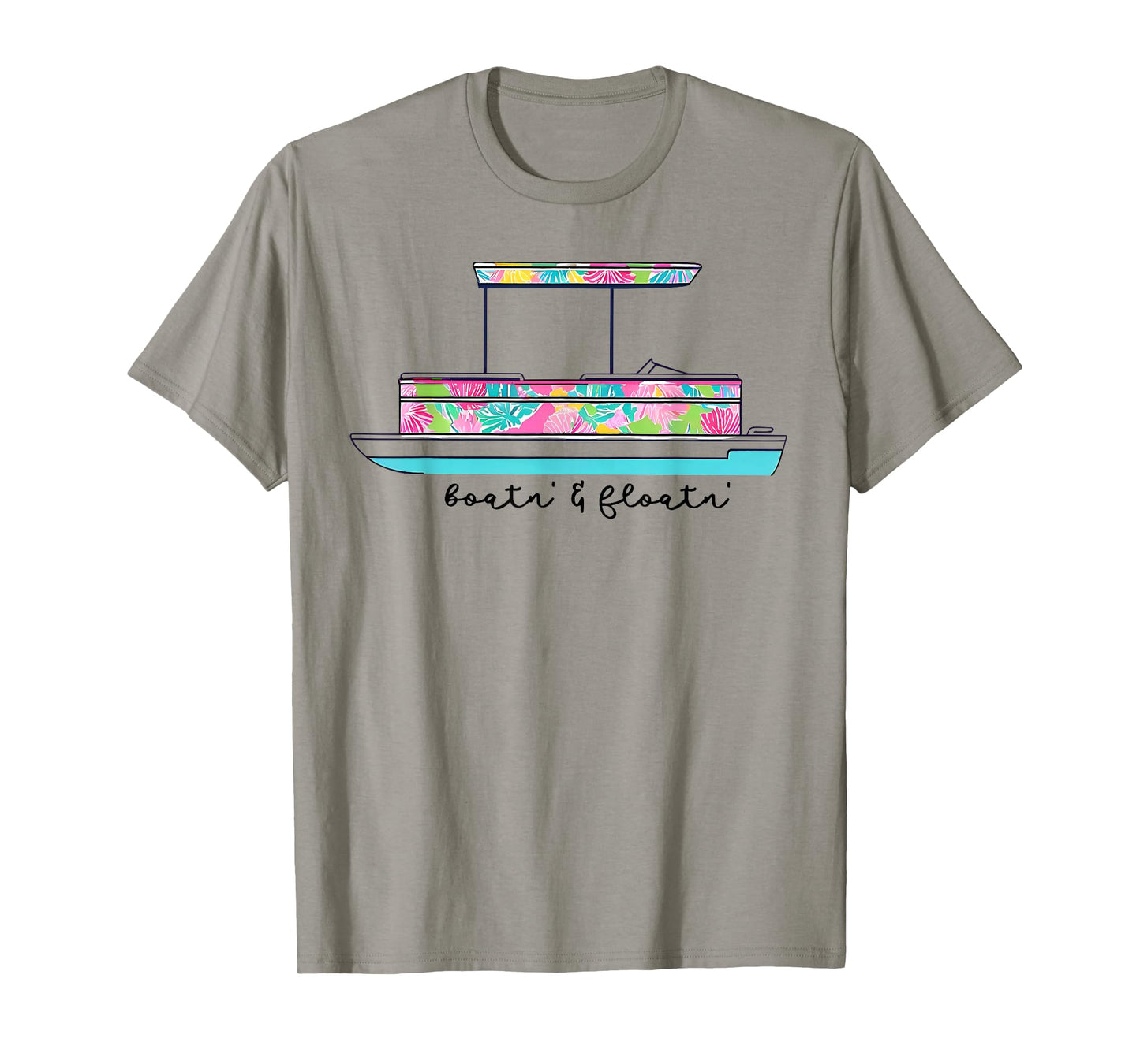 Boatin' And Floatin' Lake Life River Summer Vacation Family T-Shirt