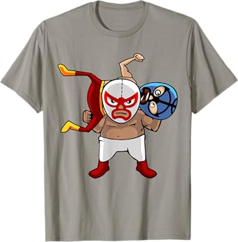 Cool Mexican Wrestling Lucha Libre Mask - Retro Legend T-Shirt
