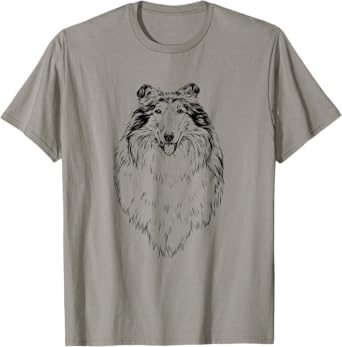 Rough Collie Dog Mom Dog Lover T-Shirt