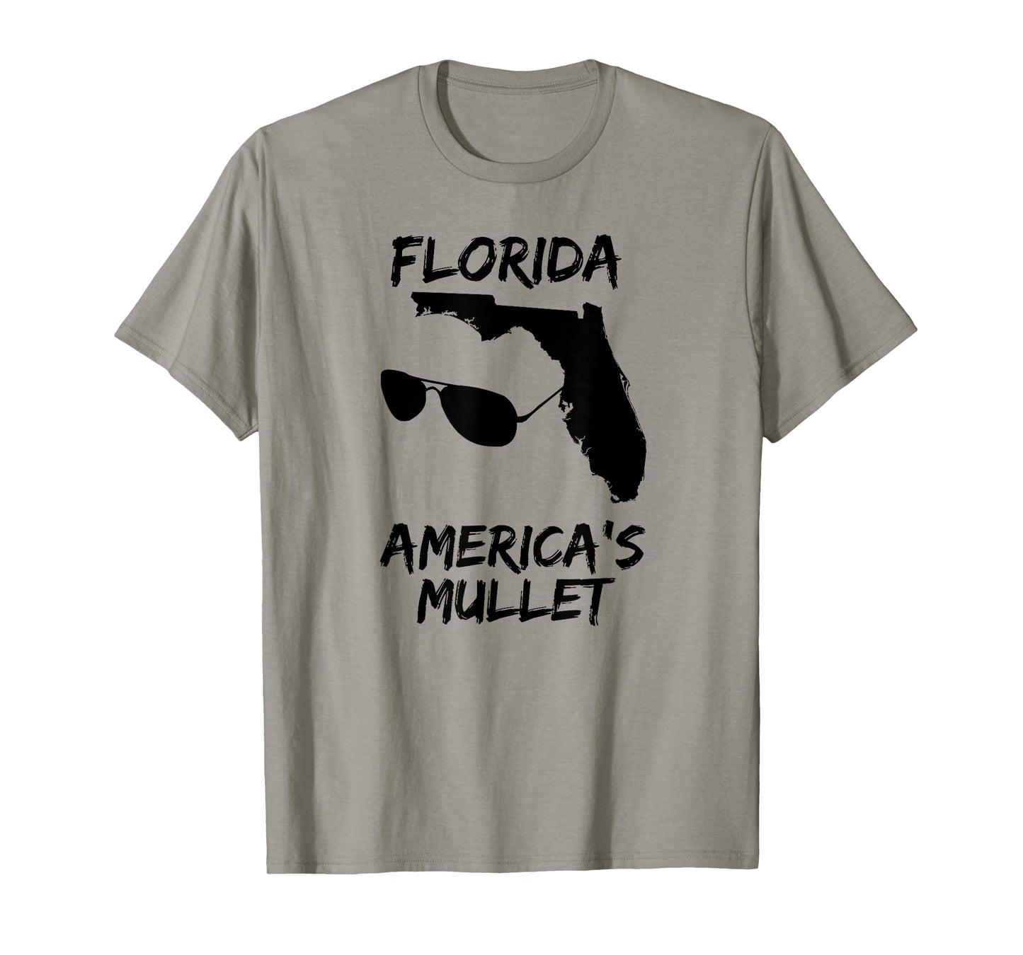 Florida America's Mullet Funny Patriotic American Funny Joke T-Shirt