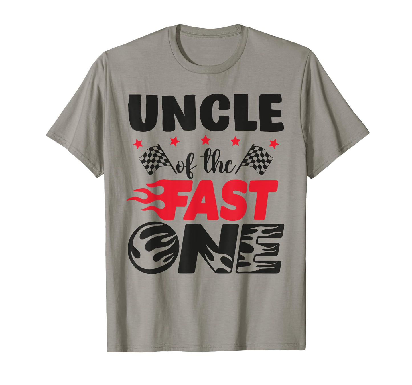Uncle of The Fast One Car Racing Tio 1st Birthday Boy Party T-Shirt