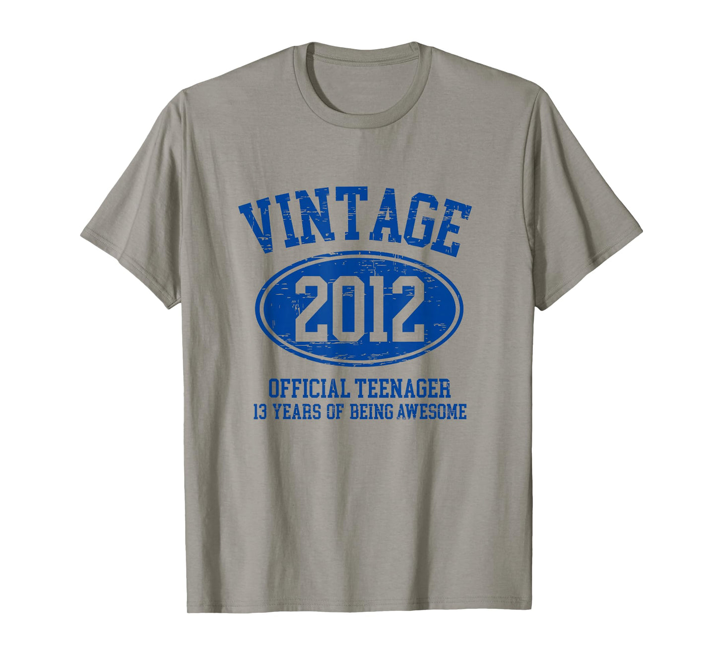 Vintage 2012 Official Teenager 13th Birthday 13 Years Old T-Shirt