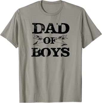 Dad Of Boys Cool Funny Daddy Fathers Day Gift for Dads Men T-Shirt