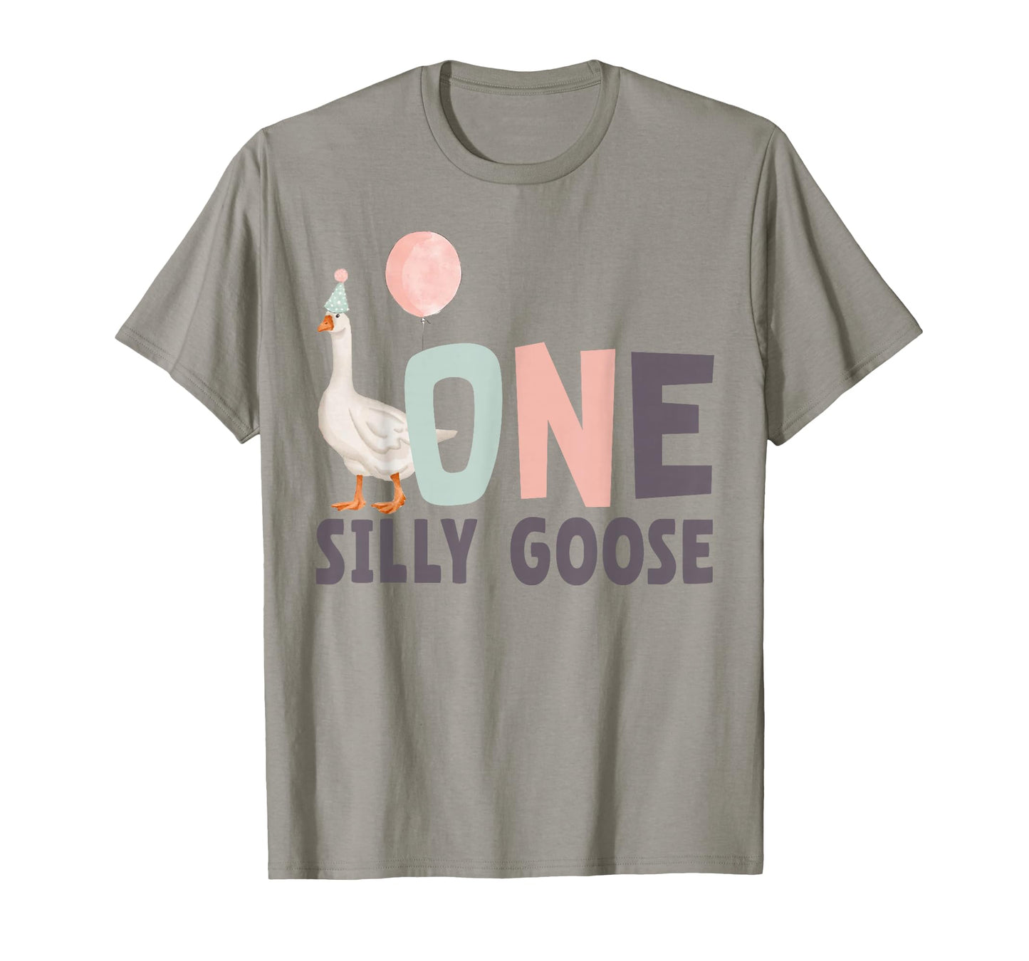 One Silly Goose Funny 1st First Birthday Family Matching T-Shirt