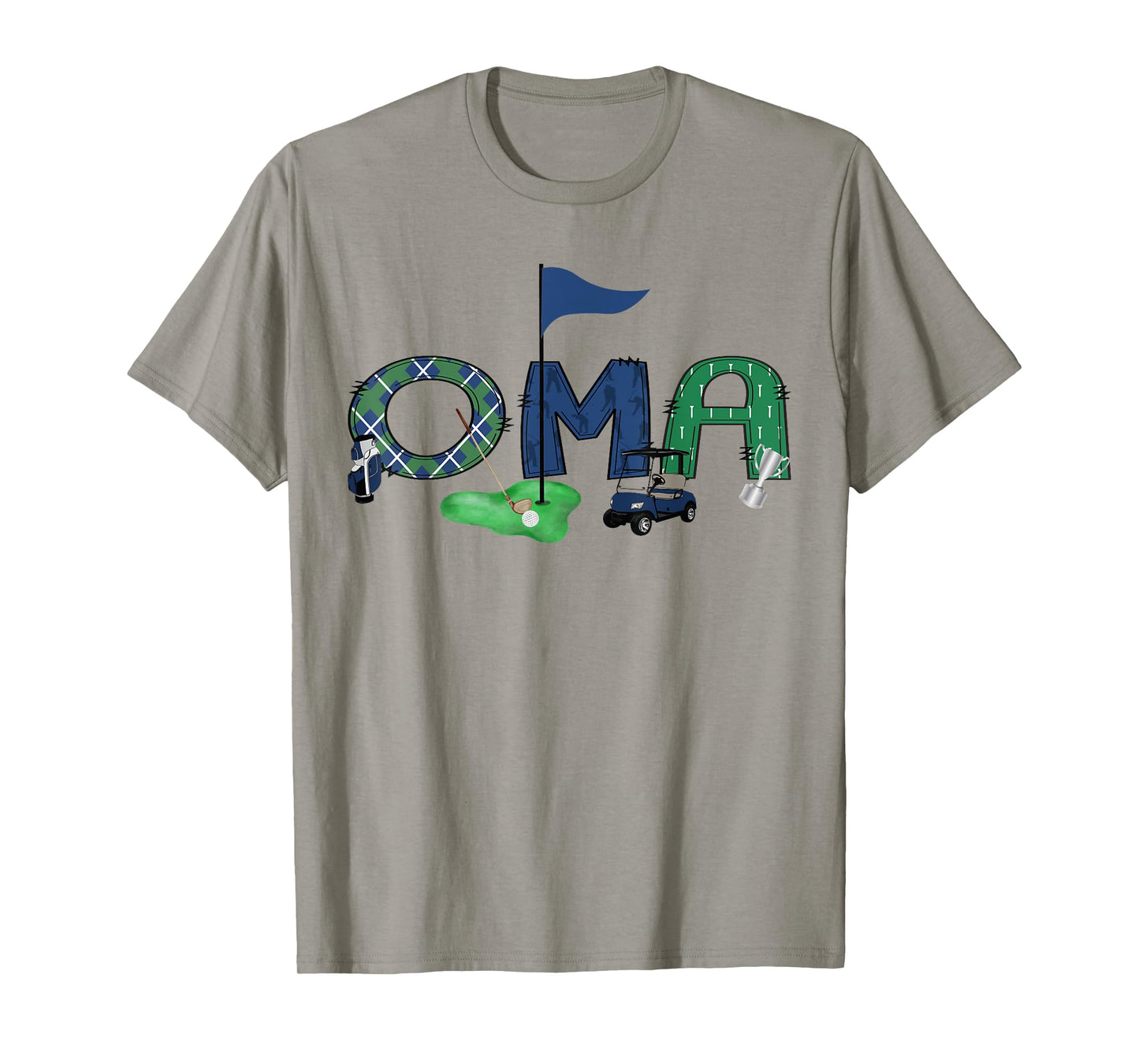 Oma Of The Birthday Boy Hole in One Golf Sport Matching T-Shirt