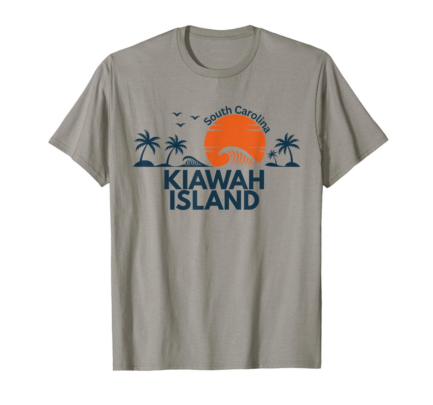 Kiawah Island Beach South Carolina Palm Tree Souvenir T-Shirt
