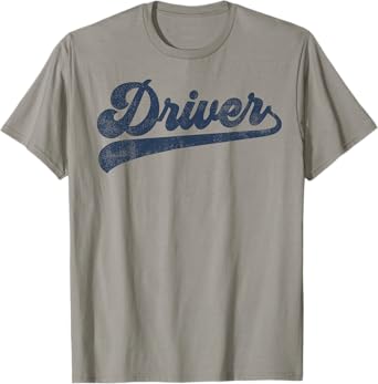 Driver Cute Vintage Graphic Driving T-Shirt