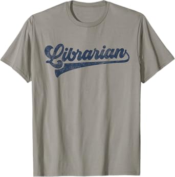 Librarian Cute Vintage Graphic T-Shirt