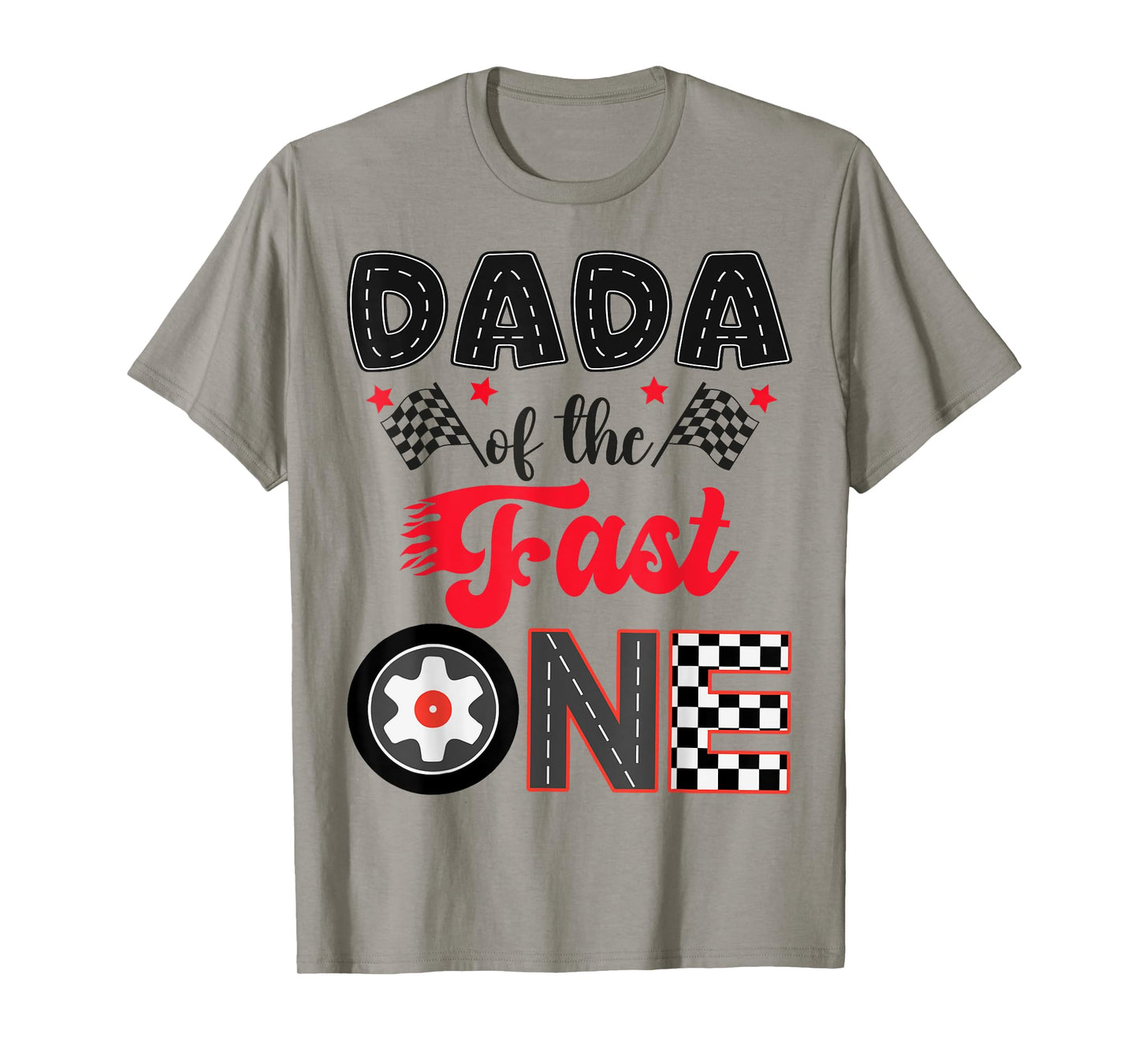 Dada Of The Fast One Car Racing Dad 1St Birthday Boy T-Shirt