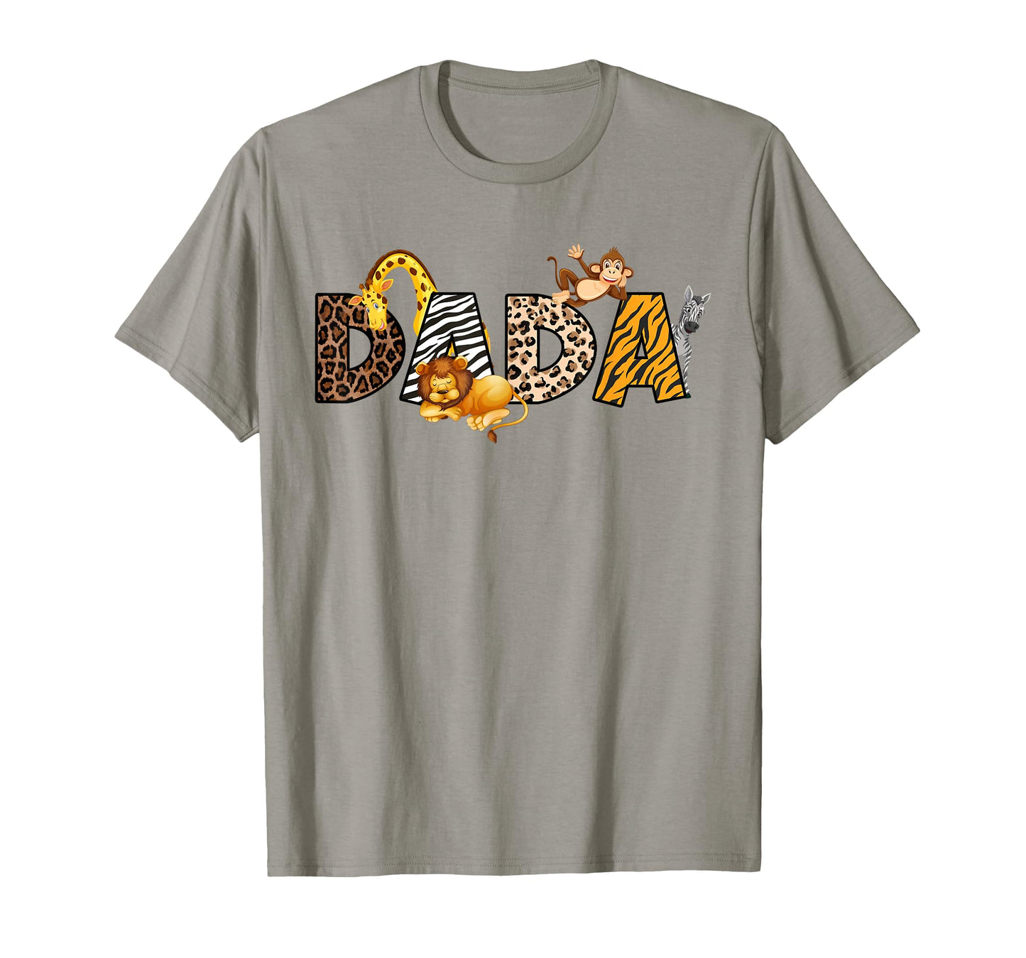 Dada of The Wild One Zoo Birthday Safari Jungle Family T-Shirt
