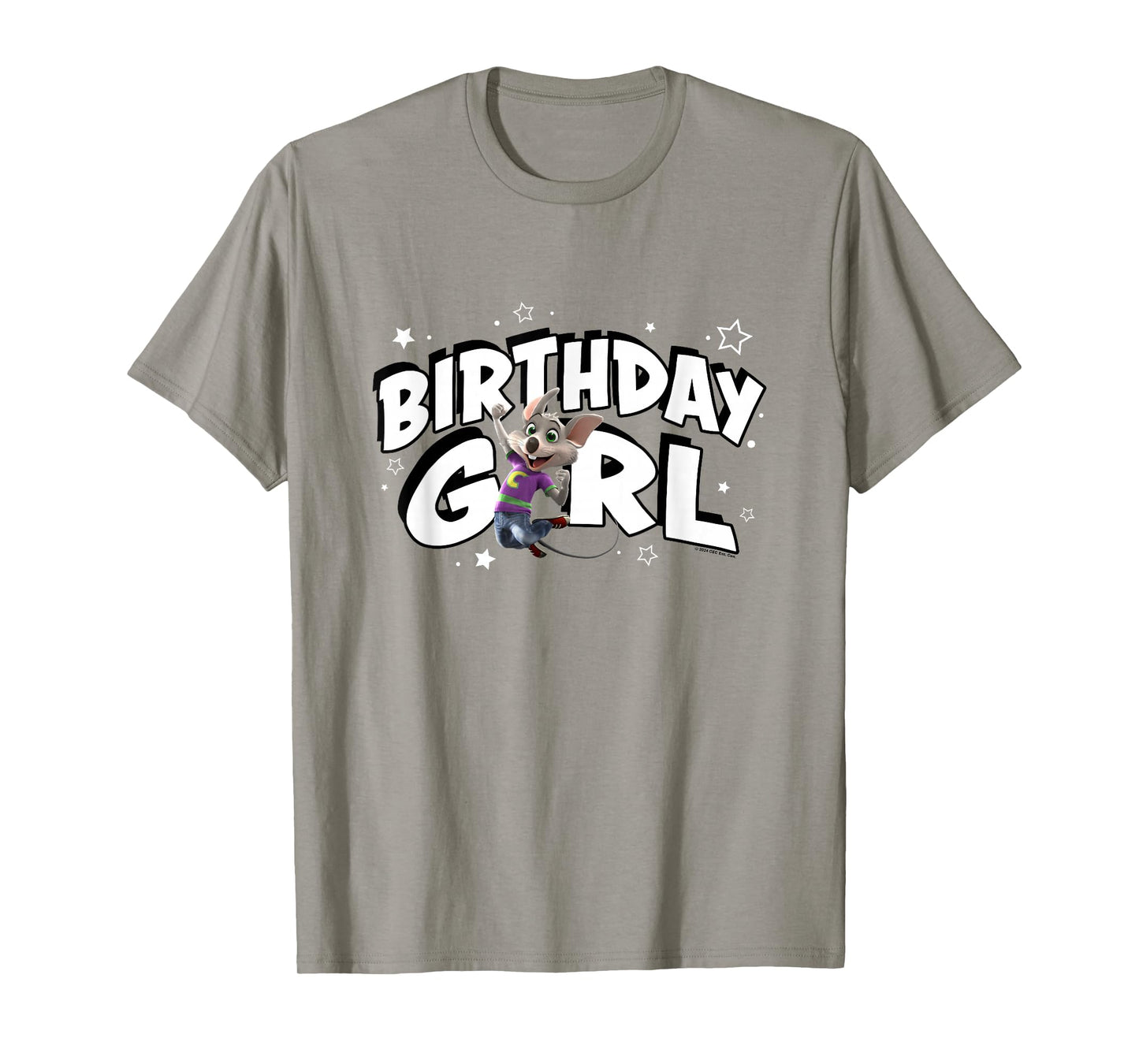 Chuck E. Cheese Birthday Girl Celebration Chuck Logo T-Shirt