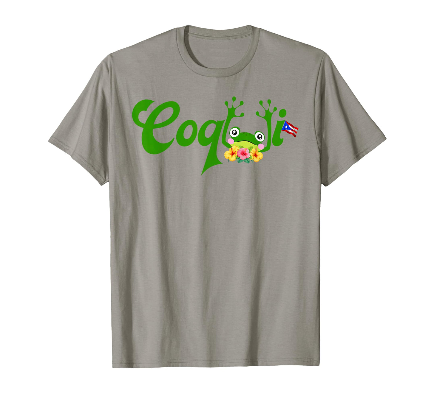 Funny Coqui Frog Puerto Rican Flag Boricua Puerto Rico Pride T-Shirt