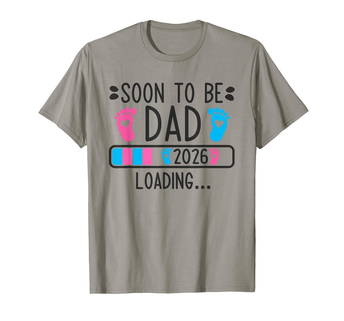 Soon to Be Dad 2026 Loading Pregnancy Announcement 2026 T-Shirt