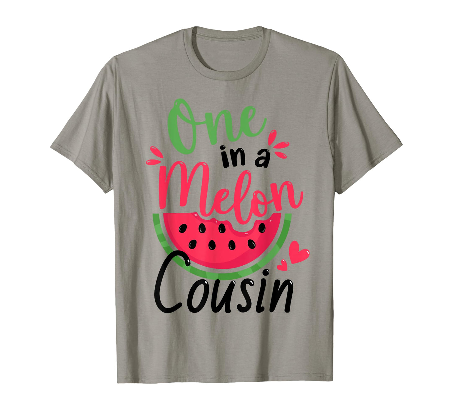 One in a Melon Cousin 1st Birthday Party Family Matching T-Shirt