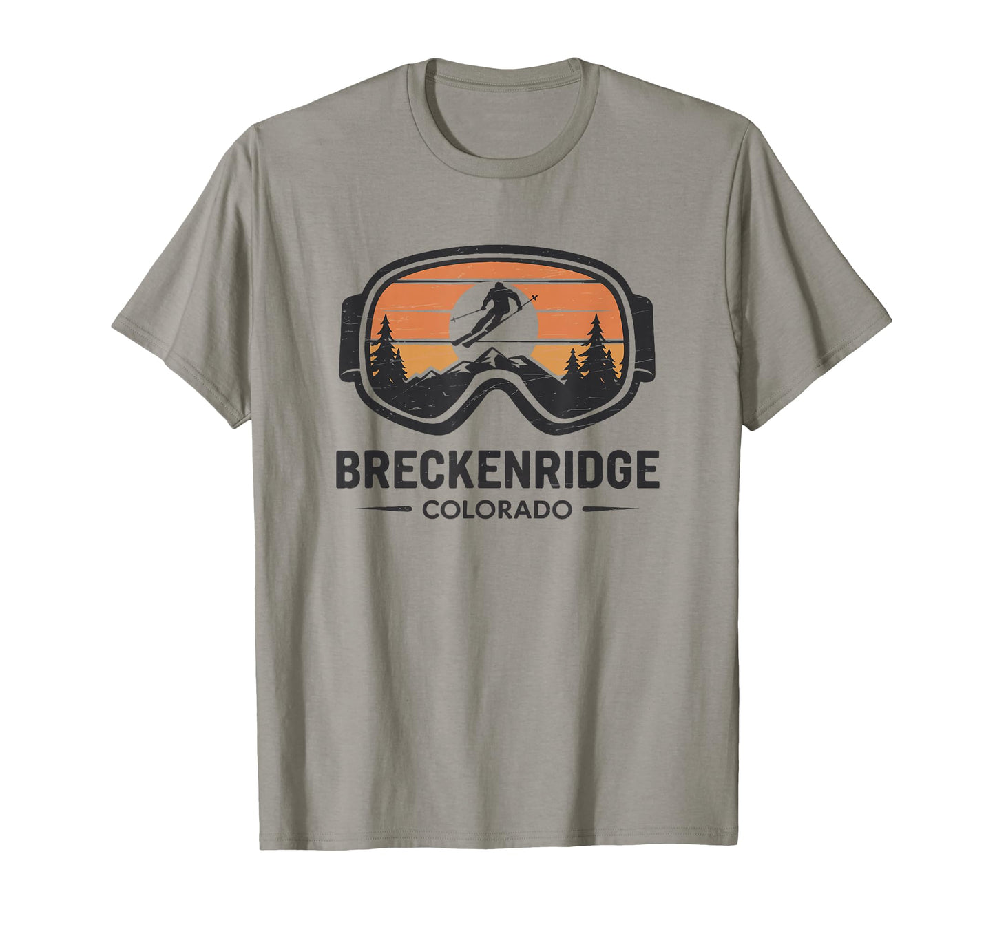 Breckenridge Colorado Ski Resort Retro Ski T-Shirt