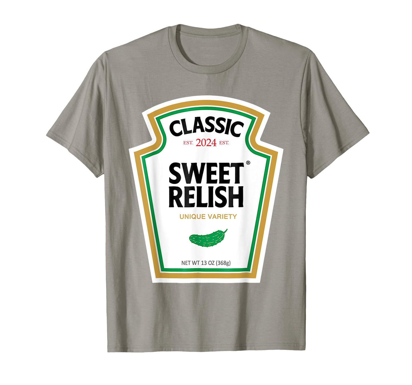 Sweet Relish DIY Halloween Tshirt Condiment Green Pickle T-Shirt