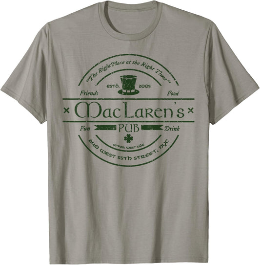 Vintage McClaren's Pub From How I Met Your Mother T-Shirt