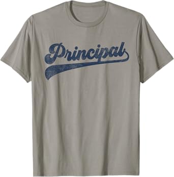 Principal Cute Vintage Graphic School Principal Appreciation T-Shirt