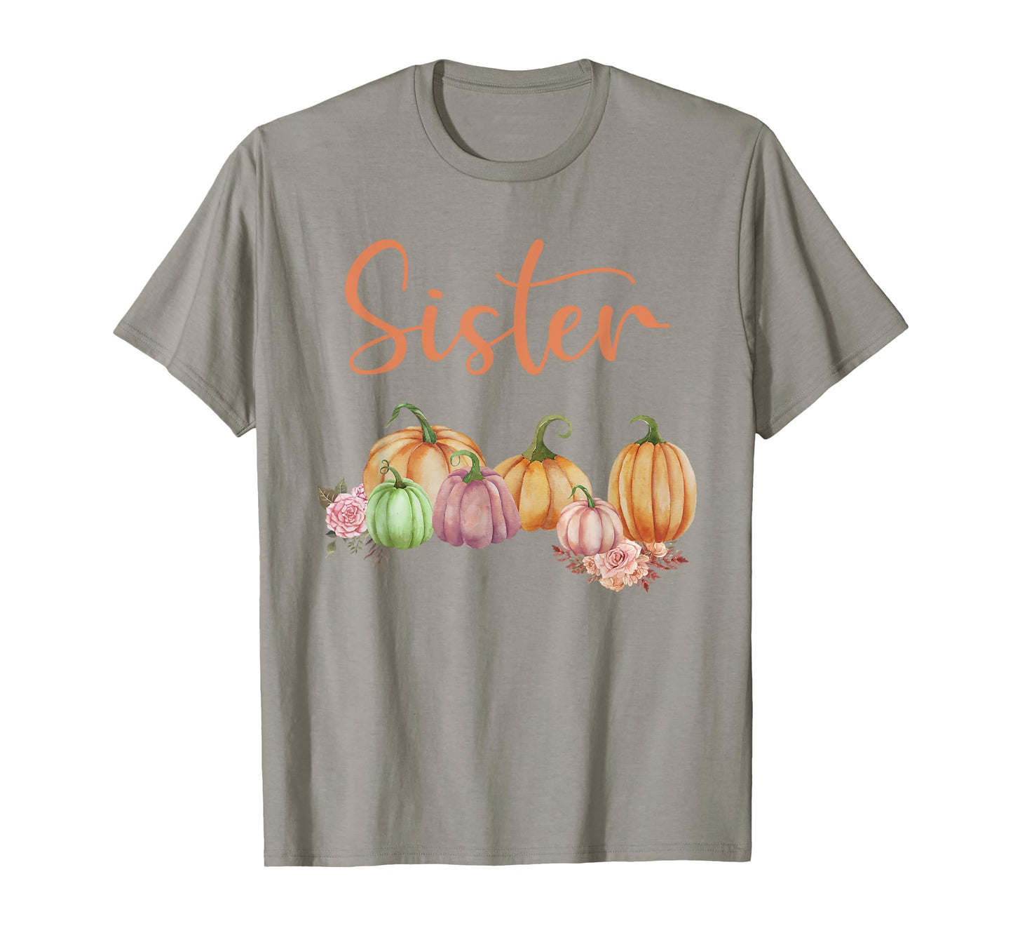 Sister of Little Pumpkin First Birthday Autumn Pumpkin T-Shirt