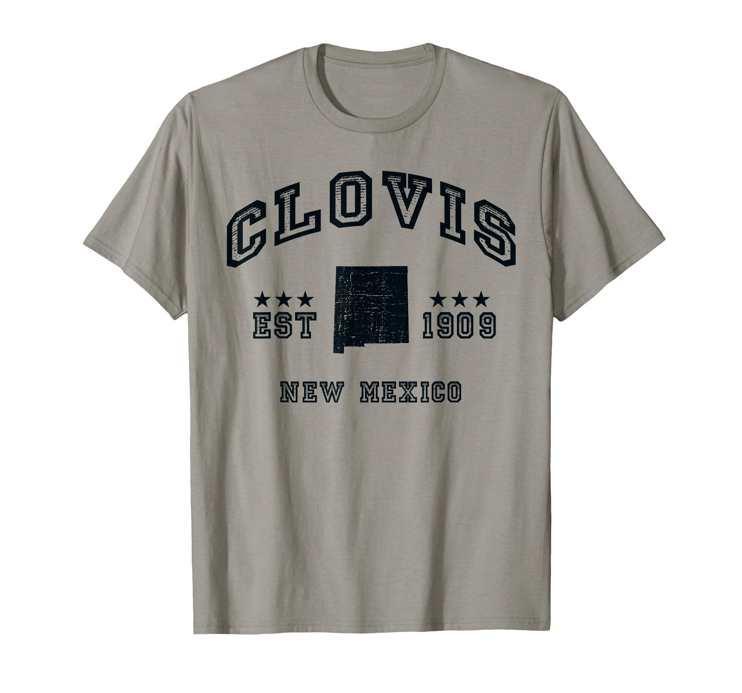 Retro Clovis New Mexico NM Souvenir Sport Throwback T-Shirt