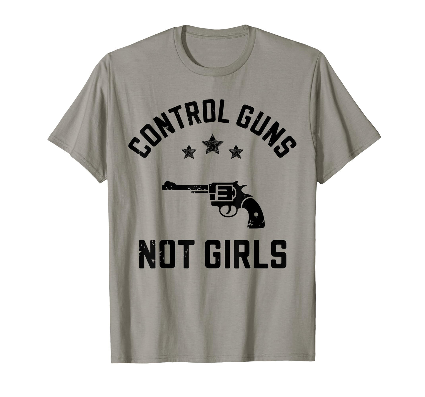 Retro Pink Control Guns Not Girls Shirt T-Shirt