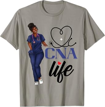 CNA Nurse Black History Month African American T-Shirt
