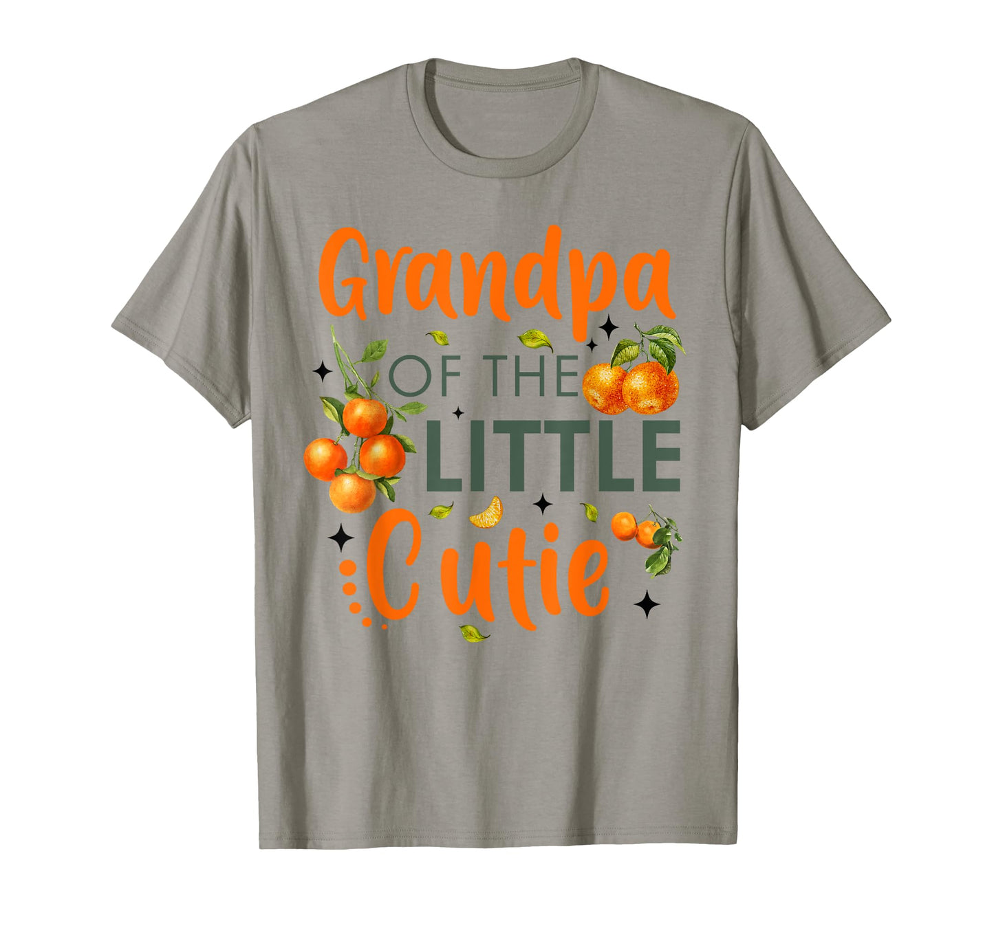 Grandpa Of The Little Cutie Orange 1st Birthday Party T-Shirt