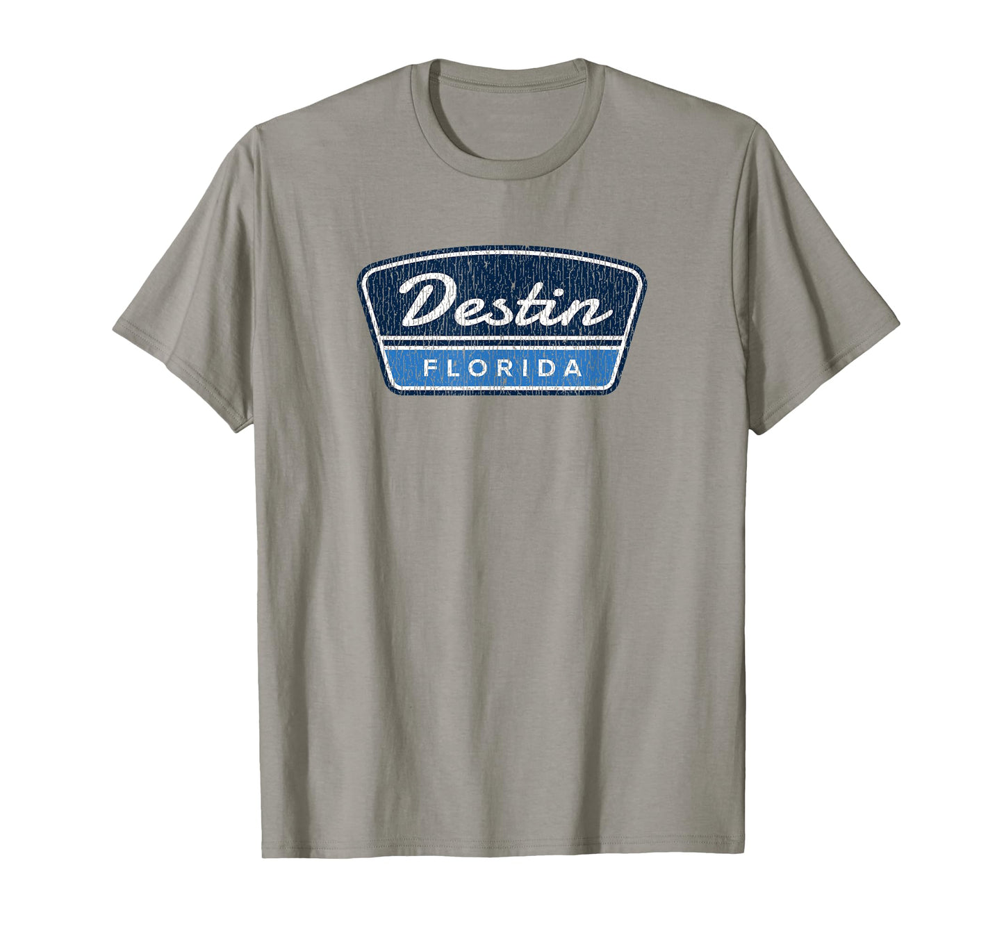 Destin Florida Retro Vintage Souvenir Badge T-Shirt