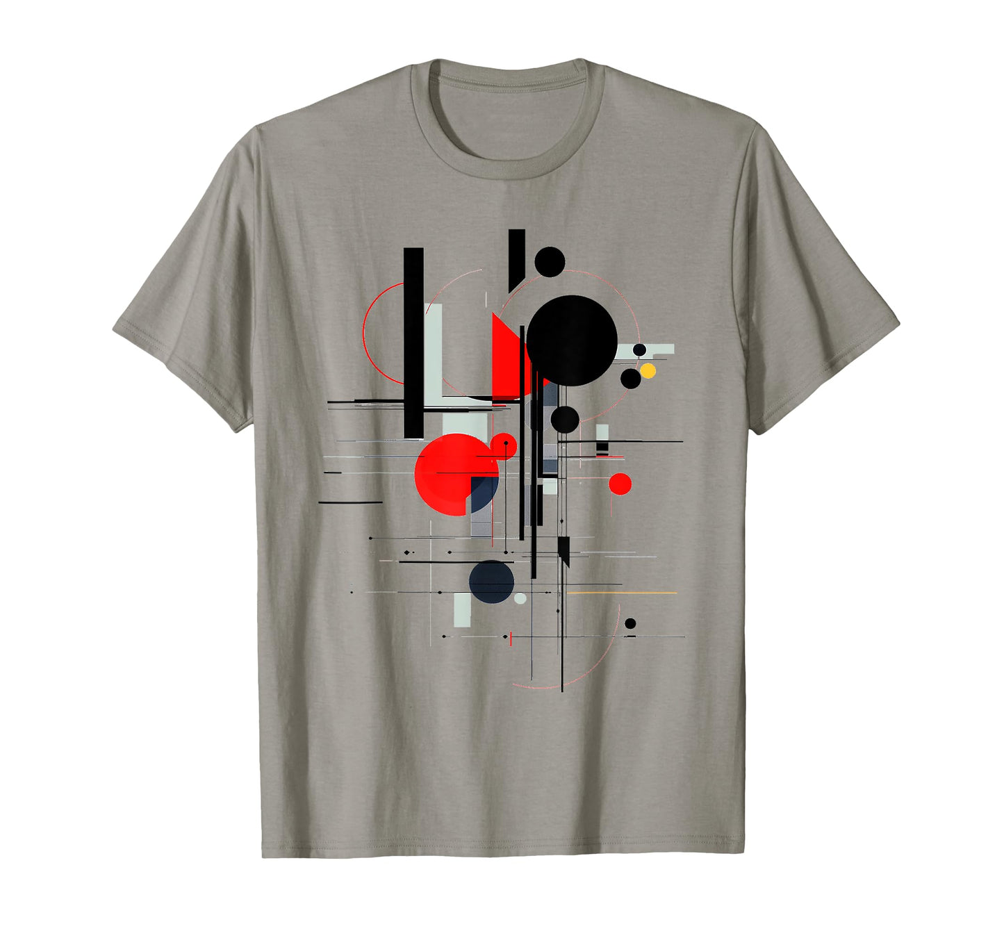 Art Abstract Motif Painting Artwork Geometric T-Shirt
