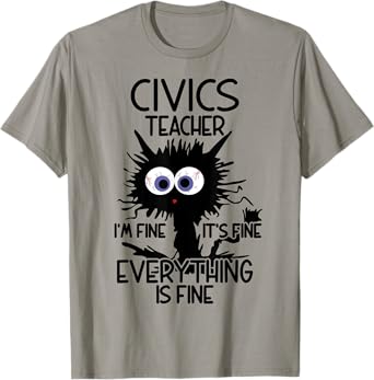 Civics Teacher Appreciation Merch T-Shirt