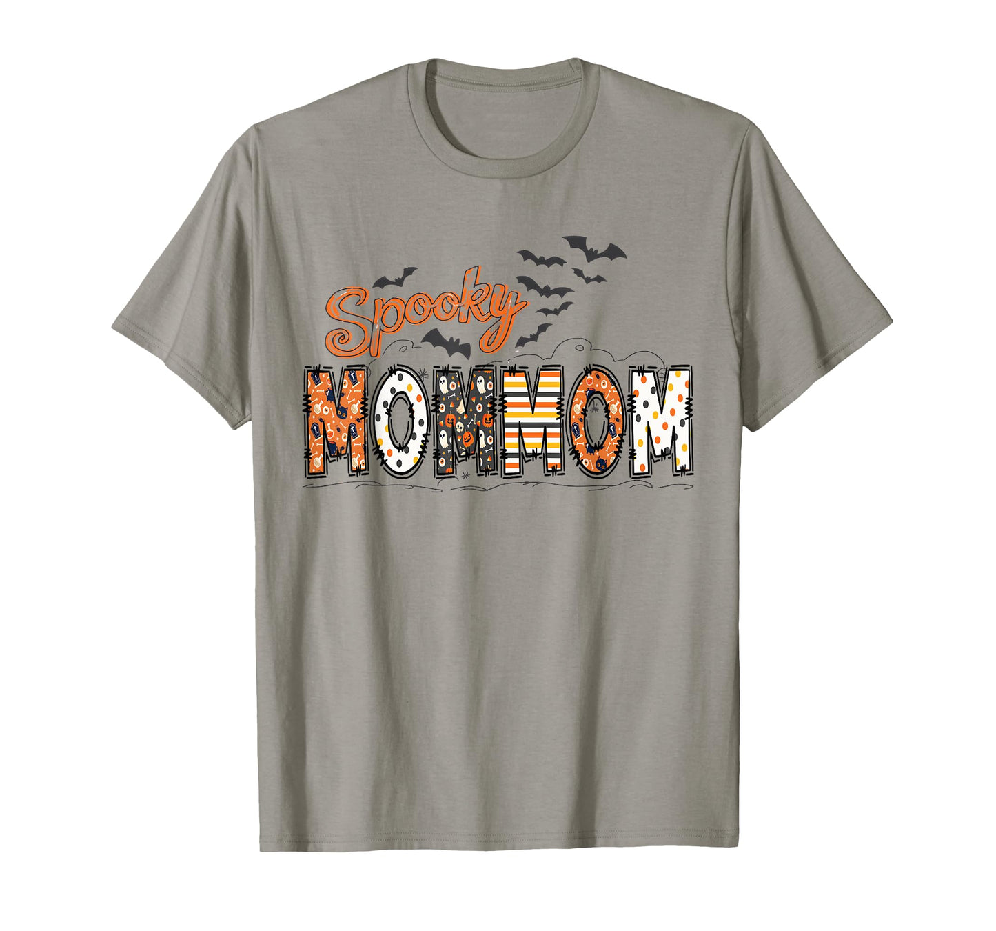 Spooky Mommom Halloween Mommom Life Family Matching T-Shirt
