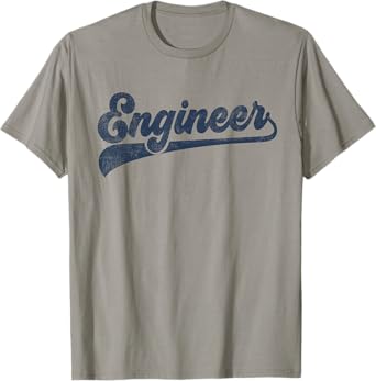 Engineer Cute Vintage Graphic T-Shirt