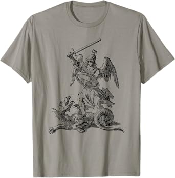 Saint George Shirt St George Slaying the Dragon Artwear T-Shirt