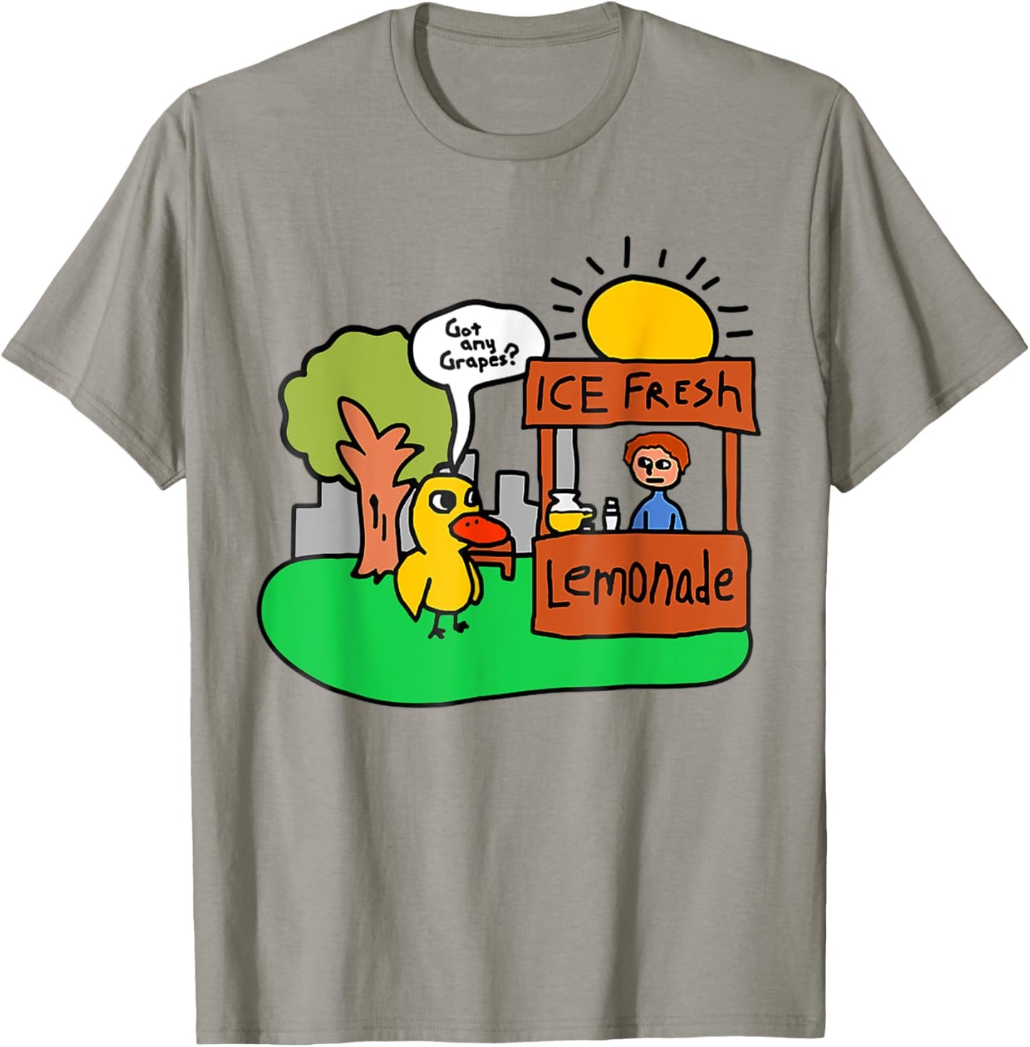 Ice Fresh Lemonade Got Any Grapes Duck Funny Gift T-Shirt
