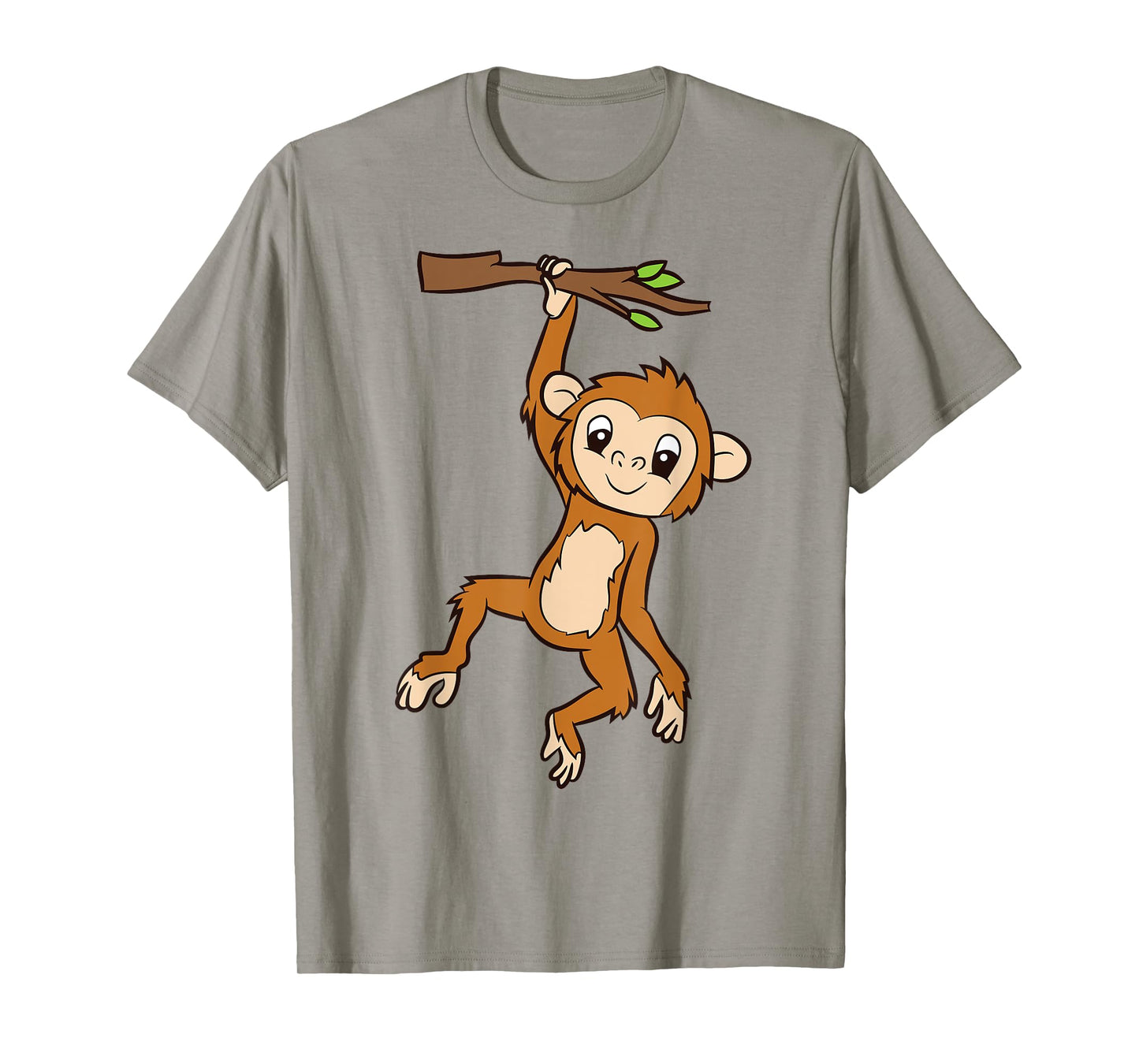 Monkey Hanging On Branch Ape Monkey T-Shirt