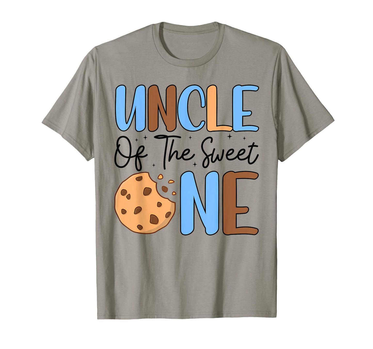 Uncle Of The Sweet One Cookies & Milk 1st Birthday Family T-Shirt