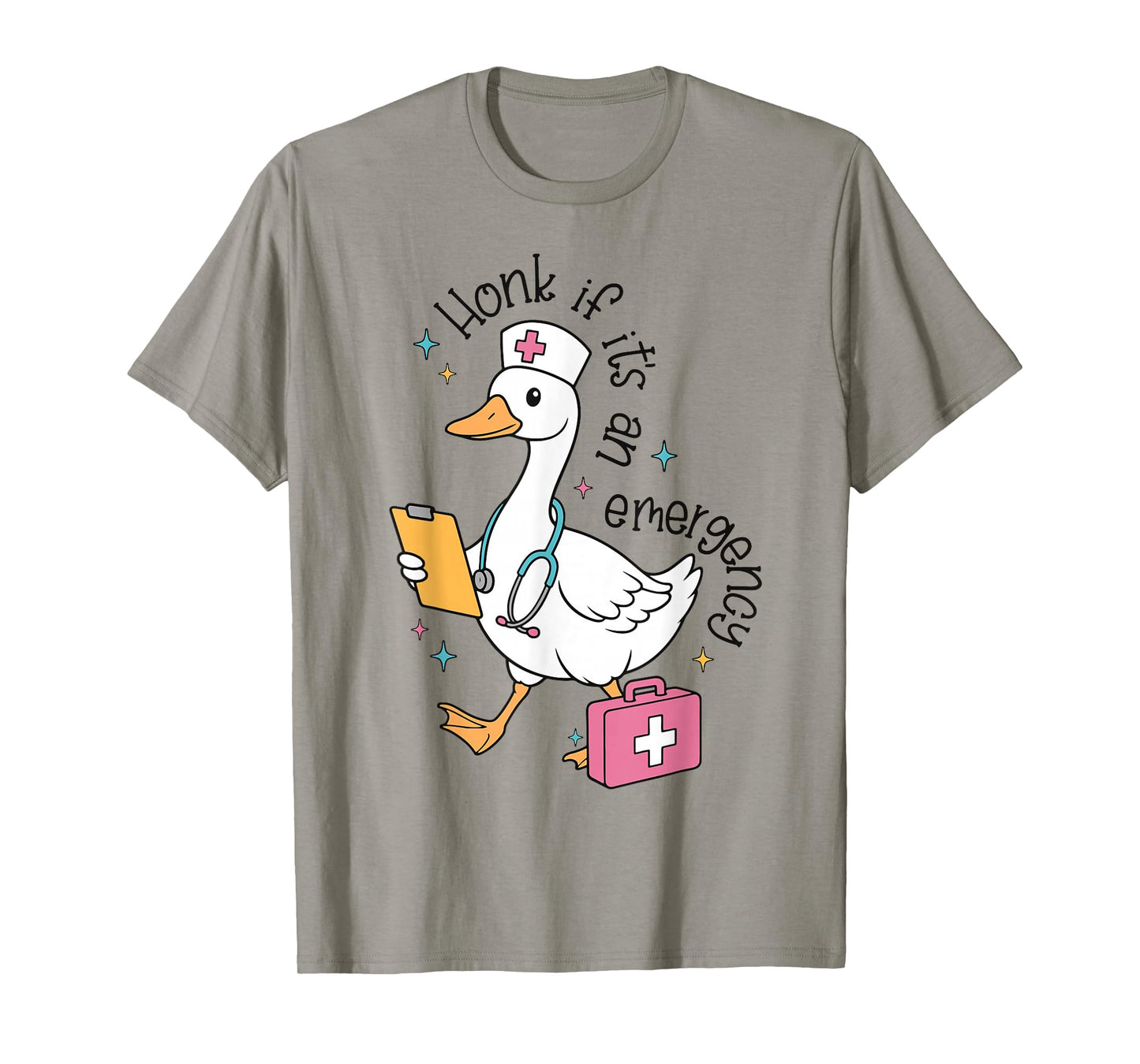 Honk IF It's An Emergency Silly Goose Registered Nurse T-Shirt