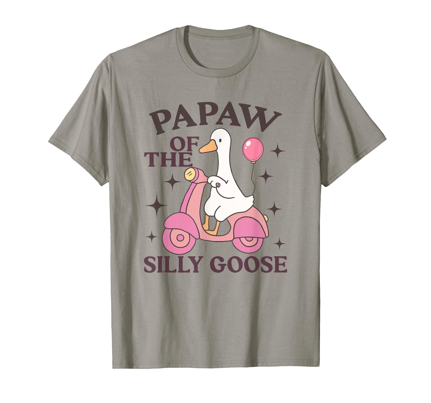 Papaw Goose On The Loose Funny Birthday Matching Family T-Shirt