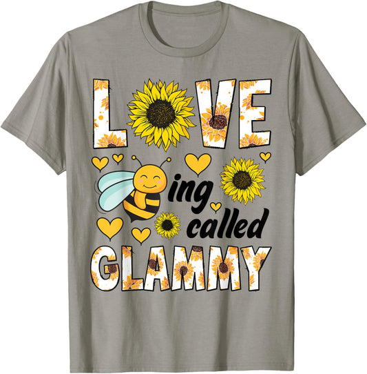Love Beeing Called Glammy Grandma Glammy Grandmother T-Shirt