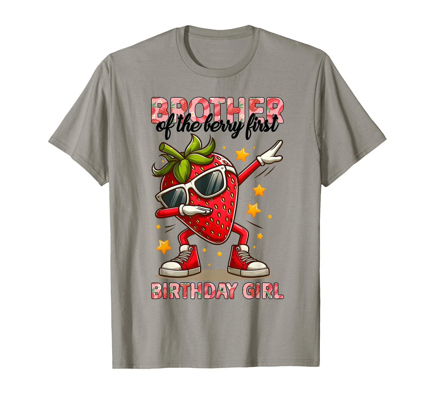 Brother of the Berry Sweet One Strawberry First Birthday 1st T-Shirt