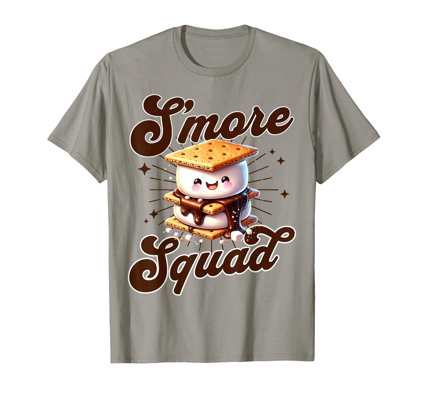 Cute Outdoor Smore Squad Camping Family Matching Summer T-Shirt