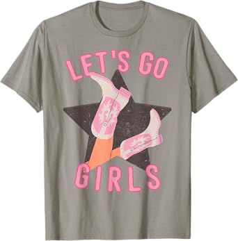 Western Let's Go Girls Bridal Bachelorette Party Matching T-Shirt