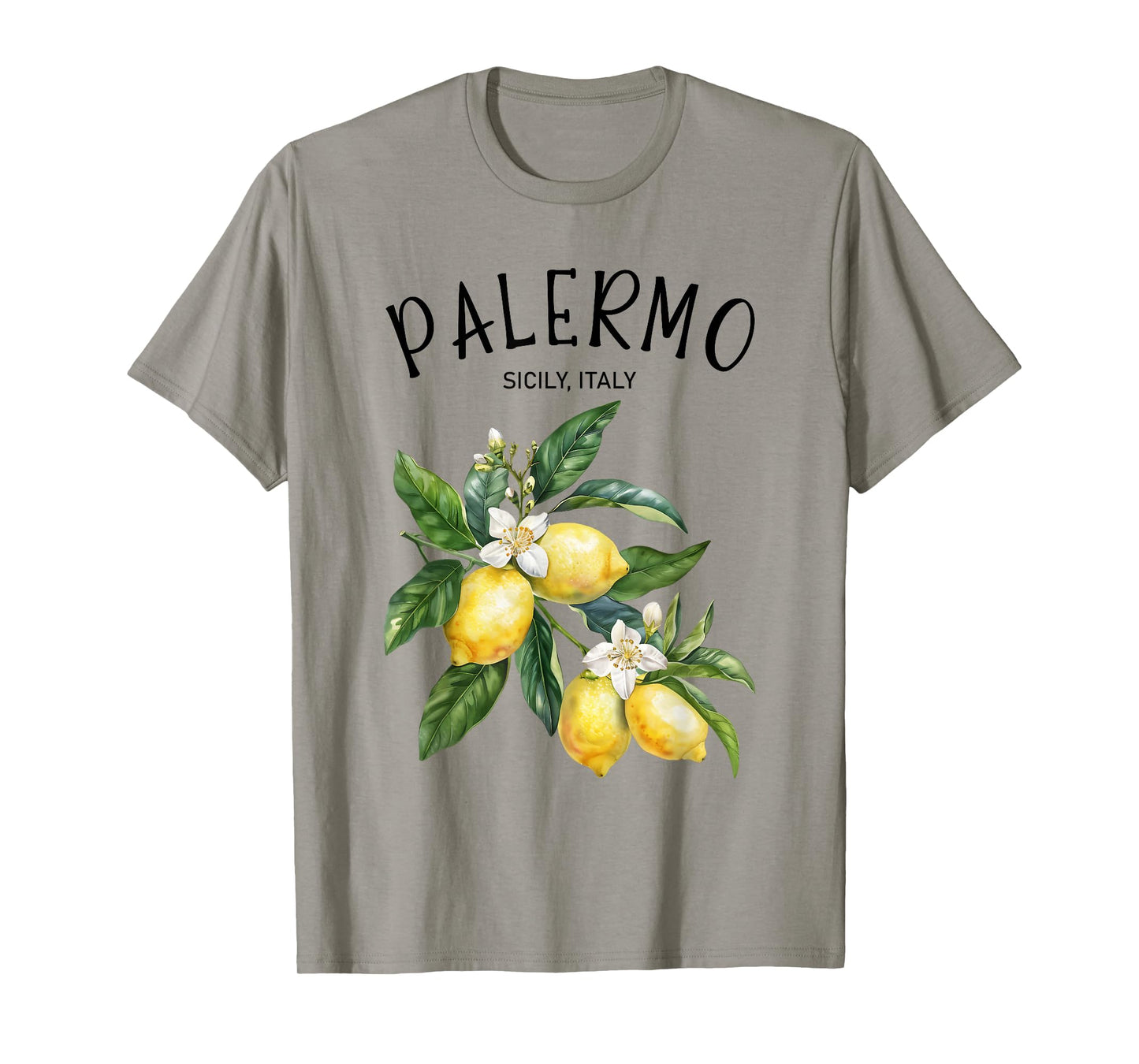 Palermo Lemon Art Sicily Italian Fruit Lover Italy Sicilia T-Shirt