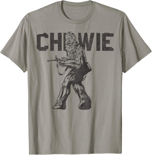 Star Wars Last Jedi Chewie Distressed Vintage T-Shirt T-Shirt