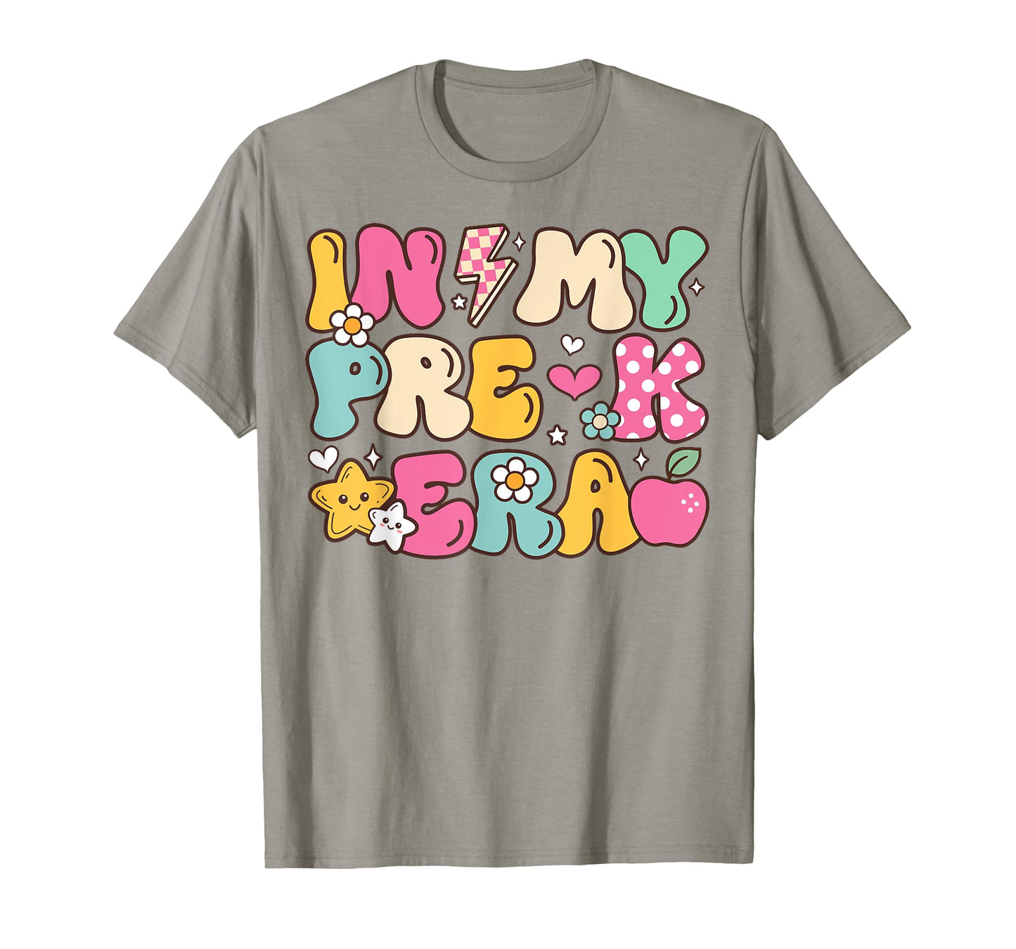 In My Pre-K Era Girl Back To School Cute PreSchool Teacher T-Shirt