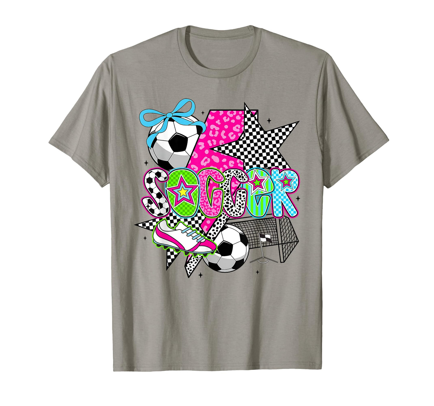 Soccer Game Day Soccer Mom Soccer Mama Go Cheer Sports T-Shirt